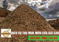 Thu mua mùn cưa giá cao, có xe vận chuyển, phục vụ 24/24