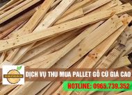 Địa chỉ thu mua Pallet gỗ cũ giá cao tại khu vực phía nam