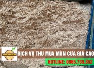 Nhận thu mua mùn cưa số lượng lớn - Có xe thu mua tại chỗ