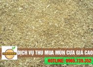 Chuyên thu mua mùn cưa giá cao tận nơi - Phục vụ 24/7