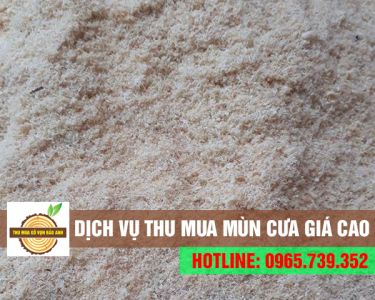 Thu mua mùn cưa