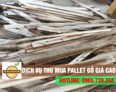 Chuyên thu mua pallet gỗ cũ của các doanh nghiệp, cơ sở