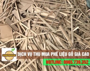 Đơn vị thu mua phế liệu gỗ GIÁ CAO & UY TÍN tại miền nam