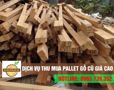Chuyên thu mua pallet gỗ vụn thanh lý giá cao tận nơi